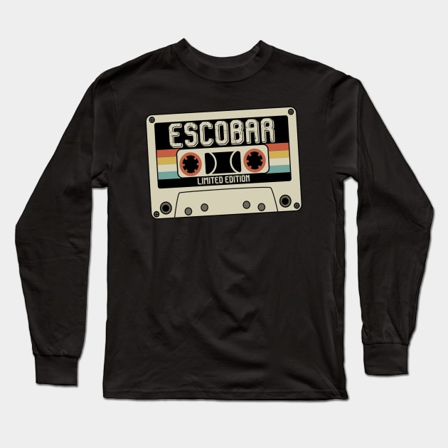 Escobar - Limited Edition - Vintage Style Long Sleeve T-Shirt by Debbie Art